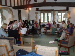 A group of performers